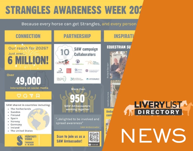 Strangles Awareness Week 2026 Reaches More Than 6 Million People
